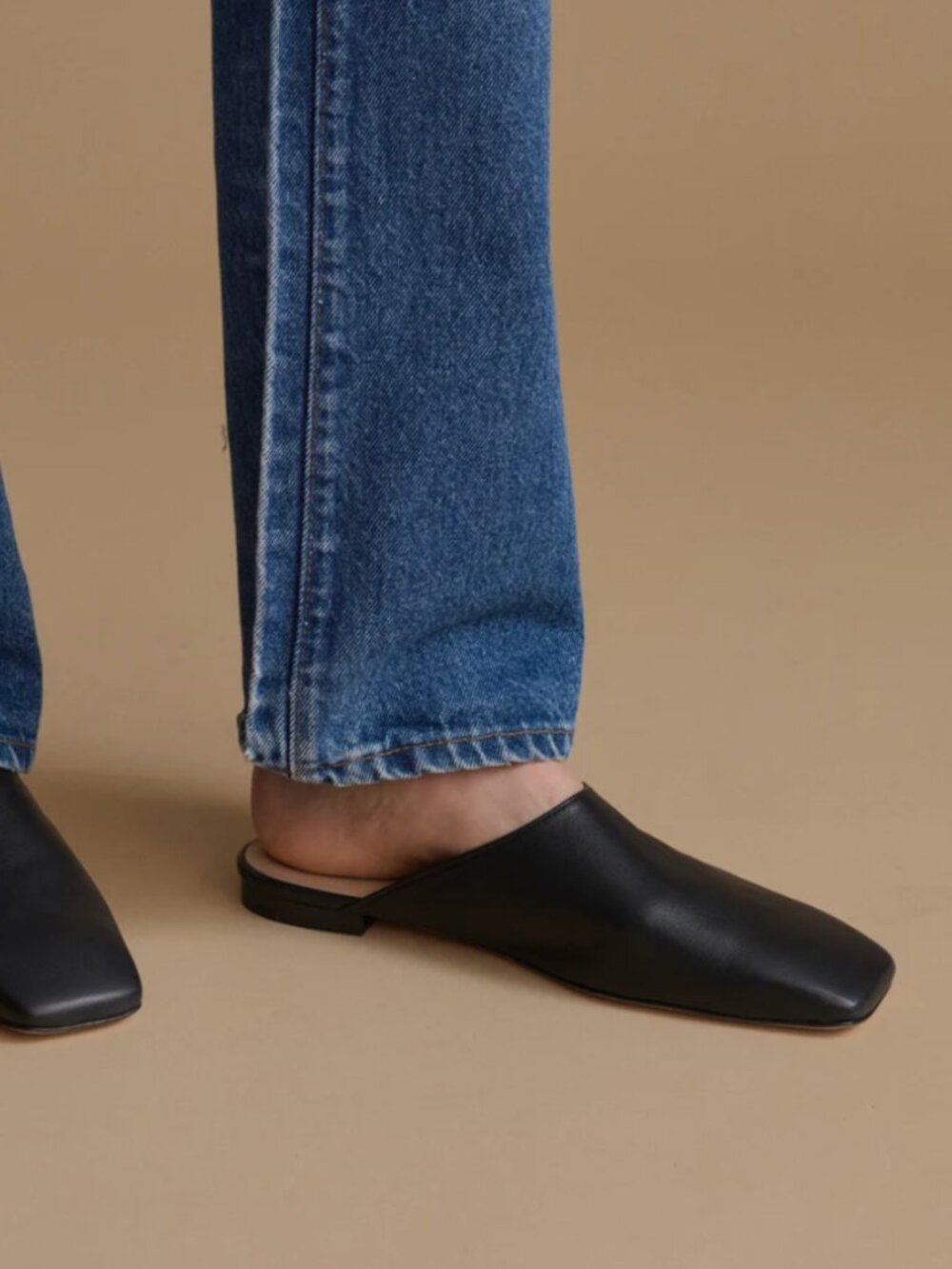 Jenni Kayne Leather Miller Mule